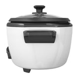 14-Cup Cooked/7-Cup Uncooked Rice Cooker and Food Steamer, White