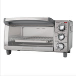 4-Slice Toaster Oven, Easy Controls, Stainless Steel