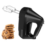 6-Speed Hand Mixer with Turbo Boost, Black