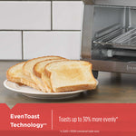 4-Slice Toaster Oven, Easy Controls, Stainless Steel