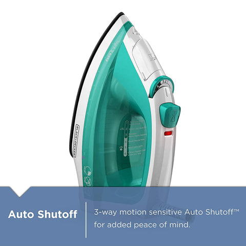  Light 'N Easy Compact Steam Iron, Turquoise